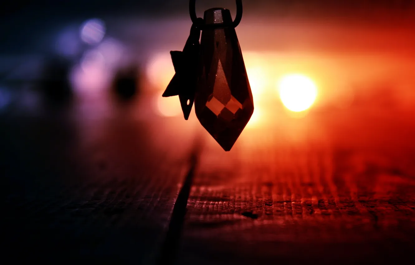 Photo wallpaper stars, light, Board, pendant, floor