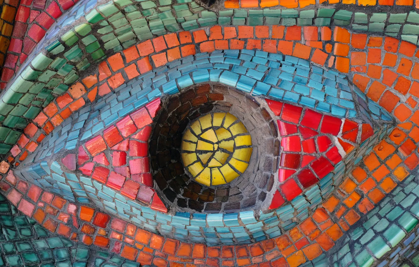 Photo wallpaper colors, wall, pattern, eye relief