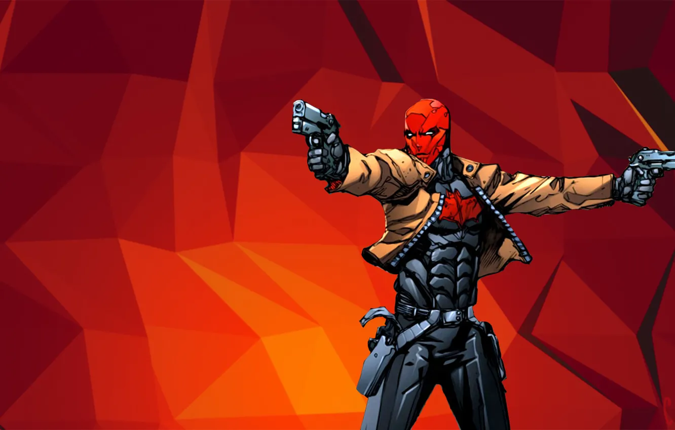 Photo wallpaper gun, weapons, Jason Todd, Red Hood, Jason Todd, Red hood