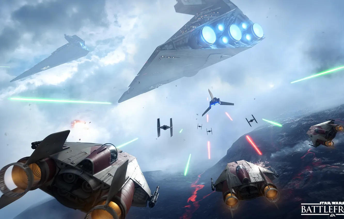 Photo wallpaper Star Wars, star wars, battle, the battle, the rebels, Electronic Arts, Battlefront, an Imperial