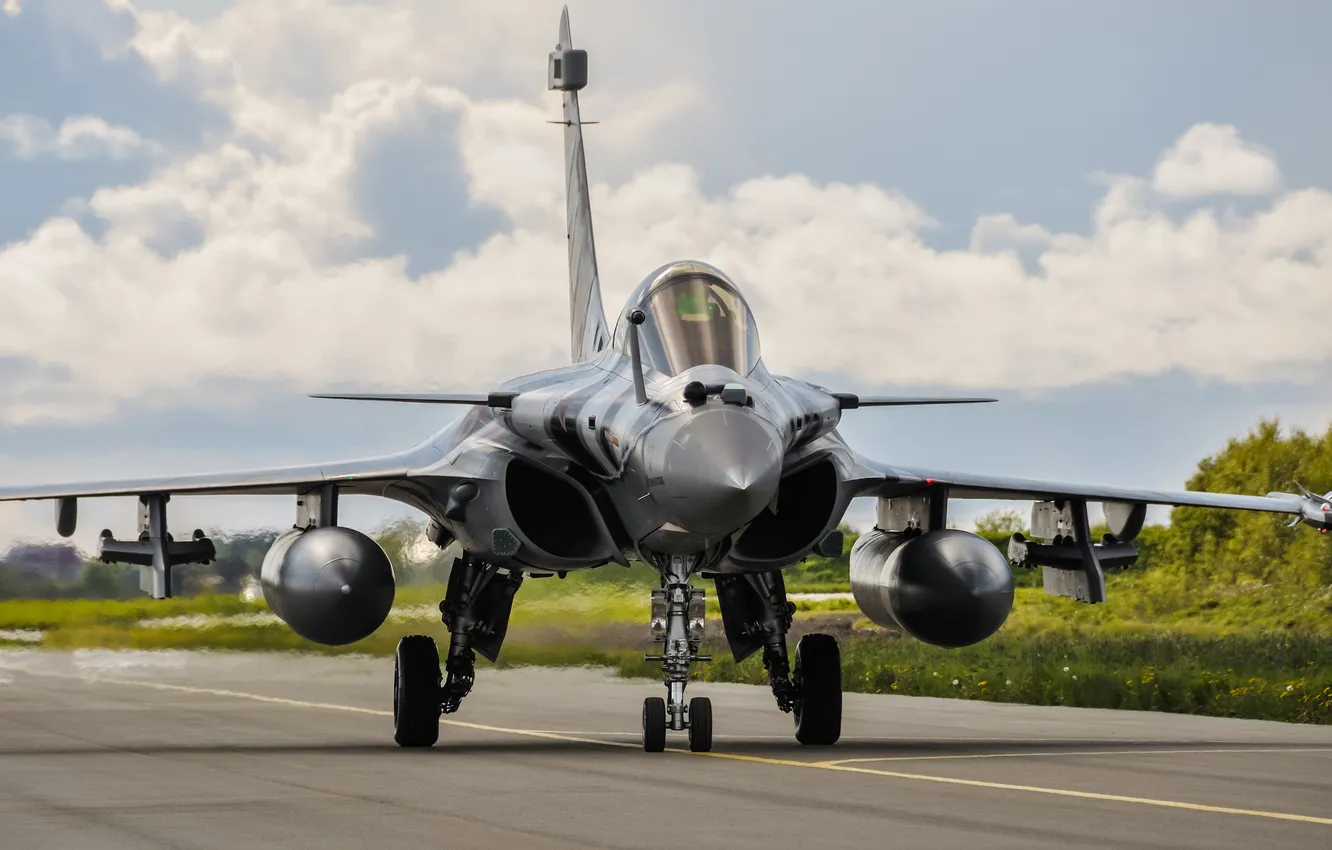 Photo wallpaper fighter, the airfield, multipurpose, Dassault Rafale, "Rafale"