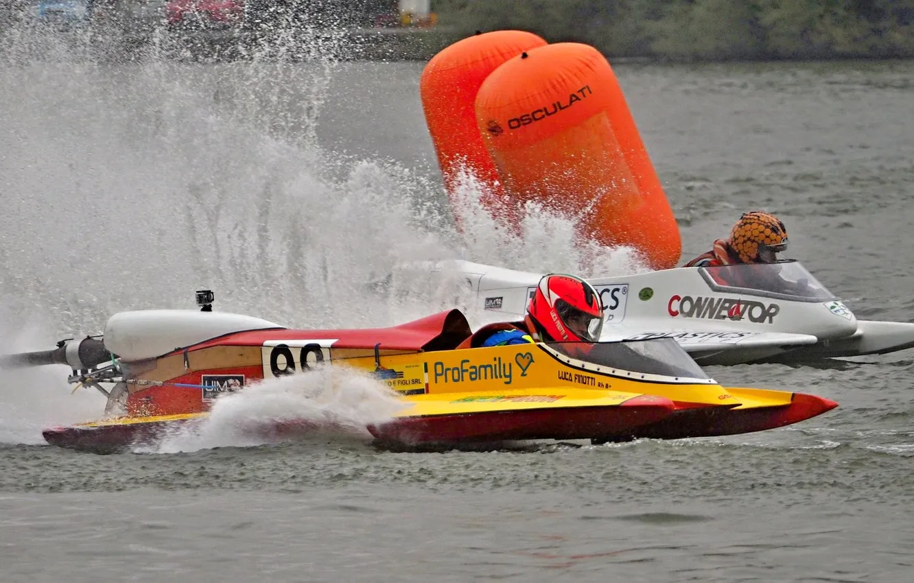Photo wallpaper race, boat, speed