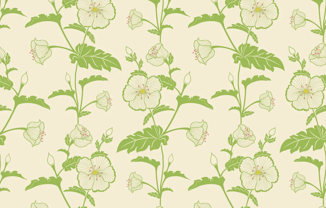 Photo wallpaper vector, flower, wallpapers, background, pattern, elegant, seamless, textile