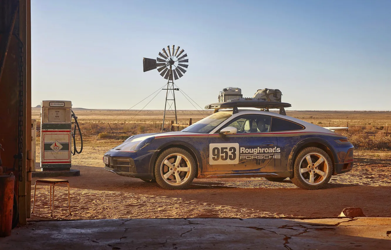 Photo wallpaper dressing, 911, Porsche, Dakar, Dakar, porsche 911, 2023, Porsche 911 Dakar