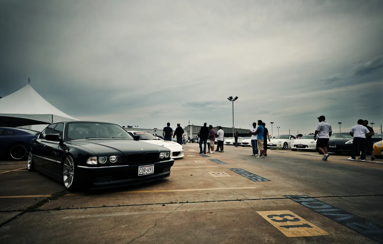 Photo wallpaper Boomer, seven, e38, bumer, bmw 740, 740il