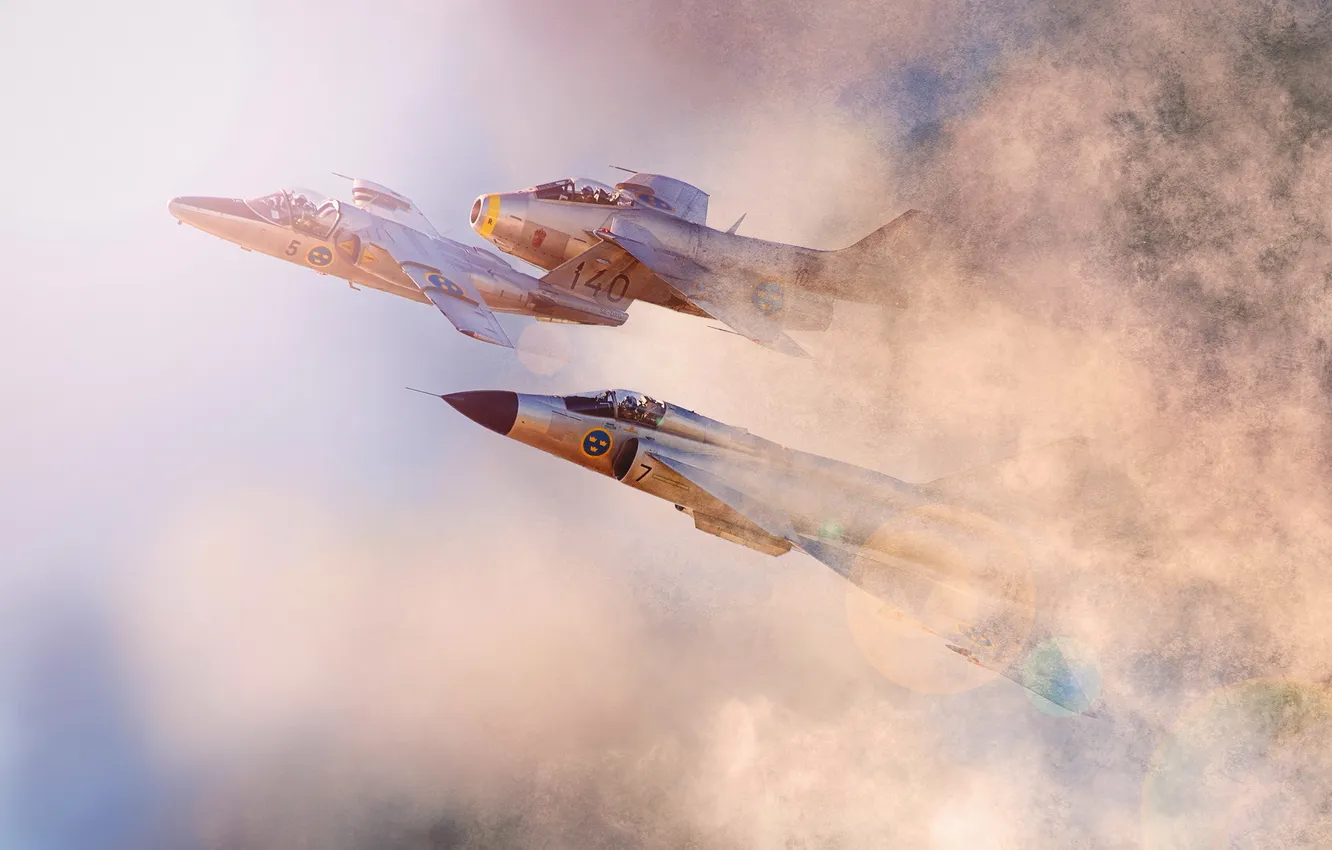 Photo wallpaper the sky, aviation, the plane