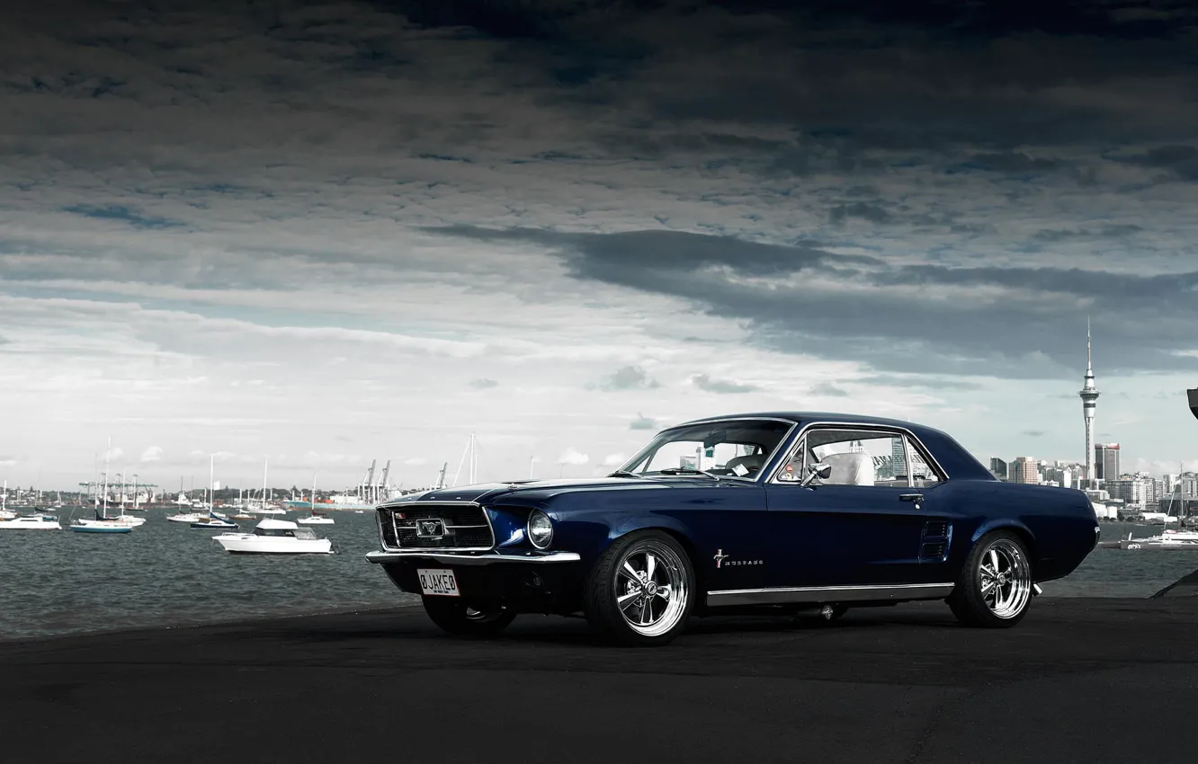 Photo wallpaper Mustang, Ford, Mustang, muscle car, Ford, muscle car, 1967, Jake