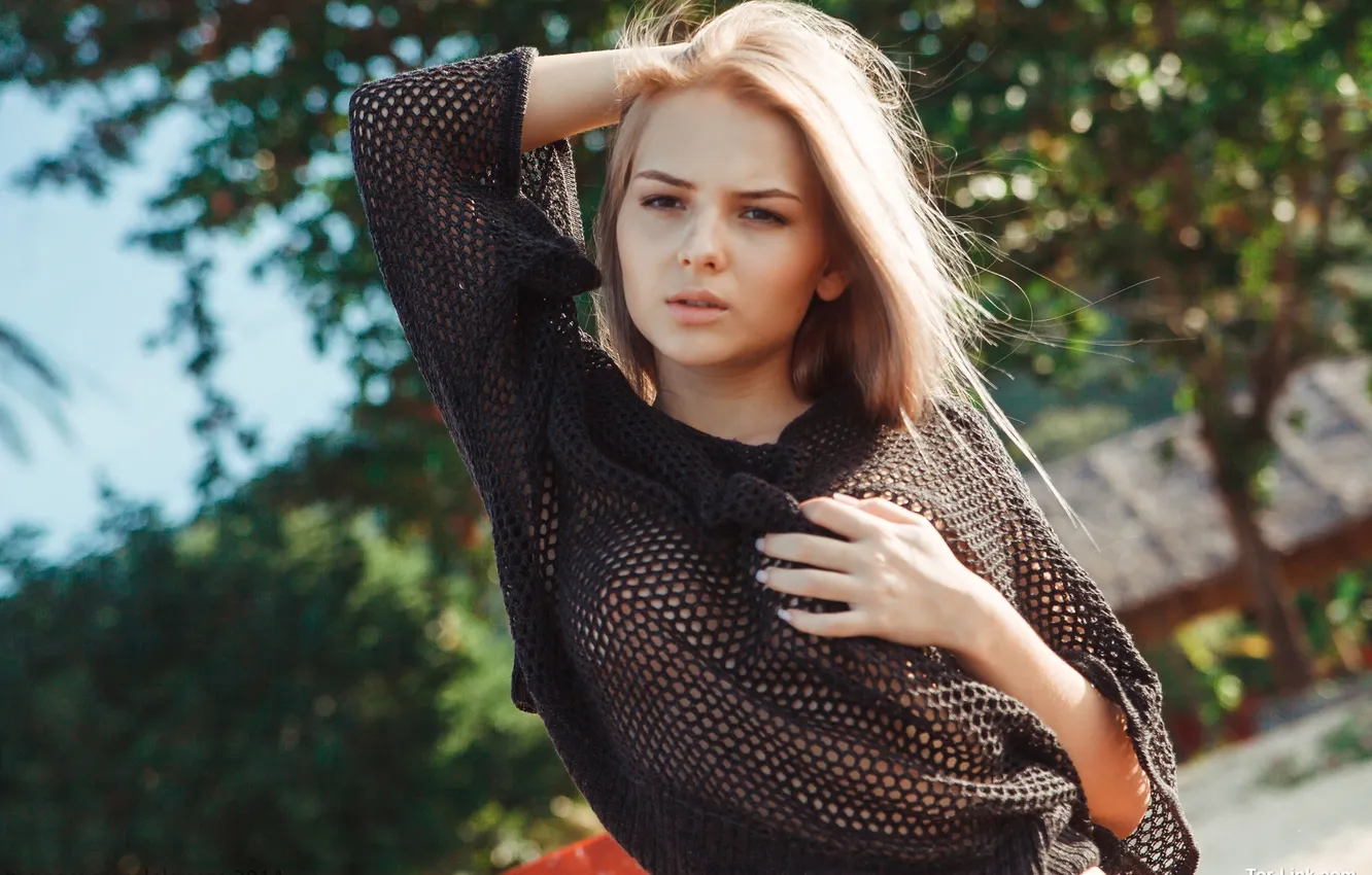 Photo wallpaper girl, beautiful, model, Tatiana Georgieva