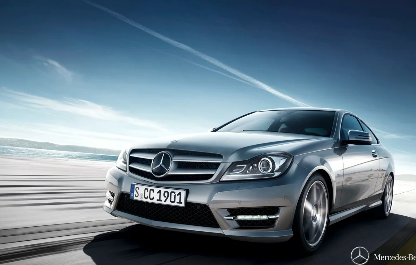 Photo wallpaper Sedan, Mercedes - Benz, c-class