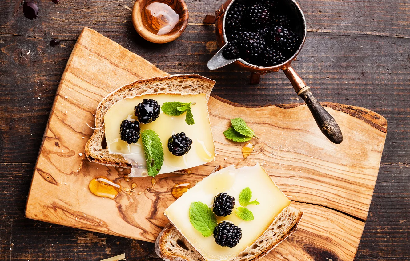 Photo wallpaper cheese, bread, sandwich, BlackBerry, blackberry, cheese, sandwich