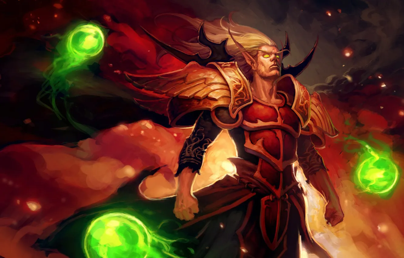 Photo wallpaper Burning Crusade, blood elf, Celtas, Best Addon, Blood Elf, World of Warcrfat