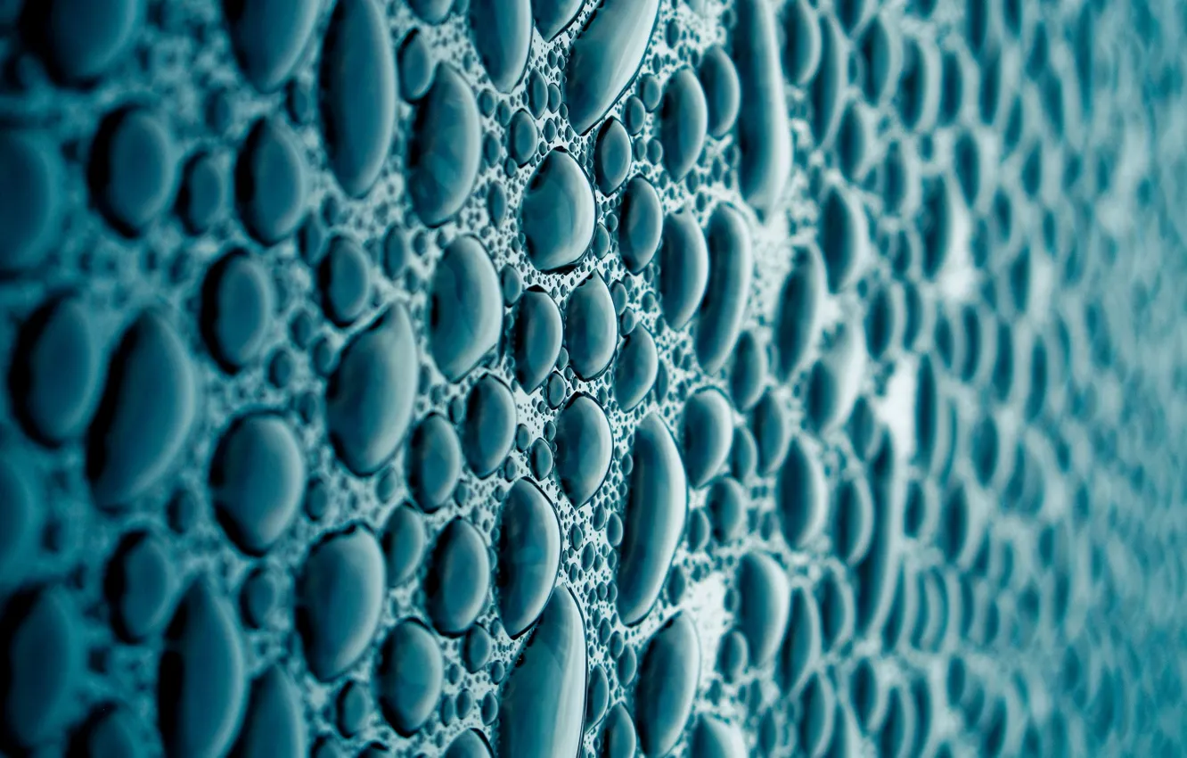 Wallpaper Blue, Glass, Water, Drops, Textures images for desktop