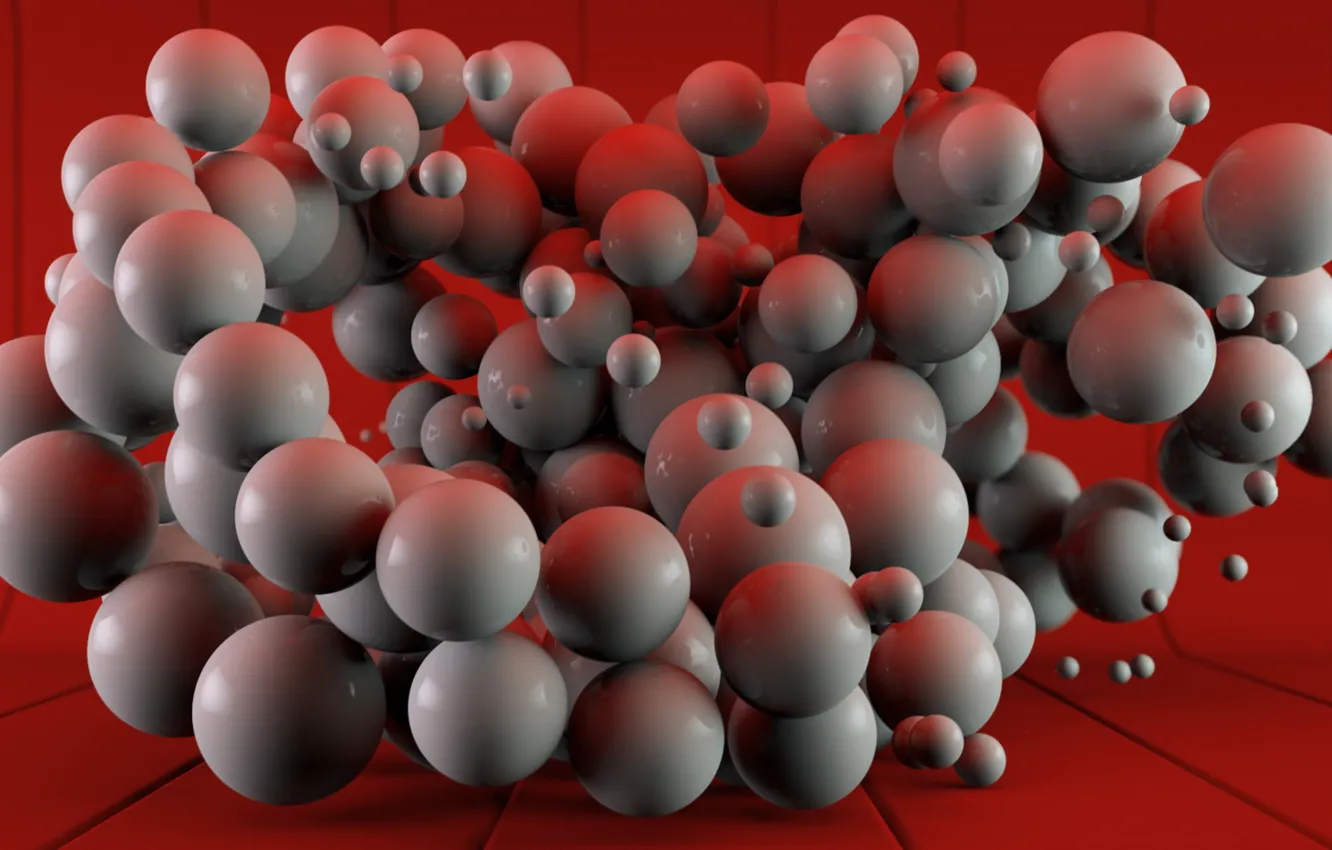 Photo wallpaper balls, background, balls, sphere, white, CRANE