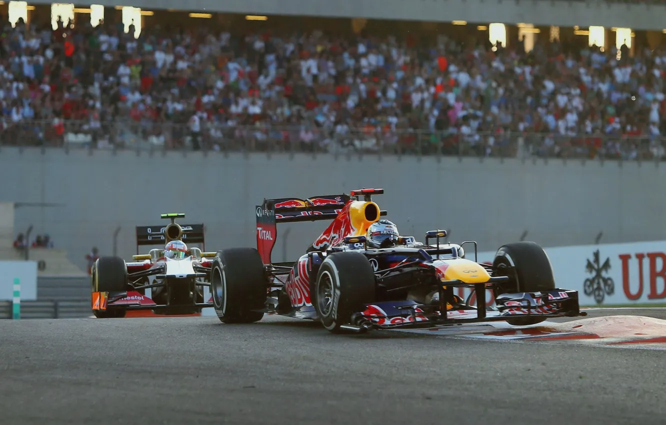 Photo wallpaper Formula 1, Vettel, racer, champion, RB8, Sebastian