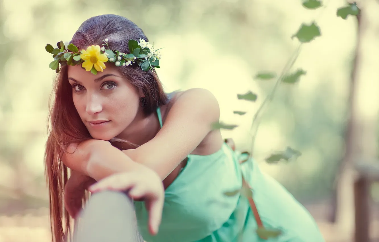 Photo wallpaper background, Modelo, Olga Rodriguez