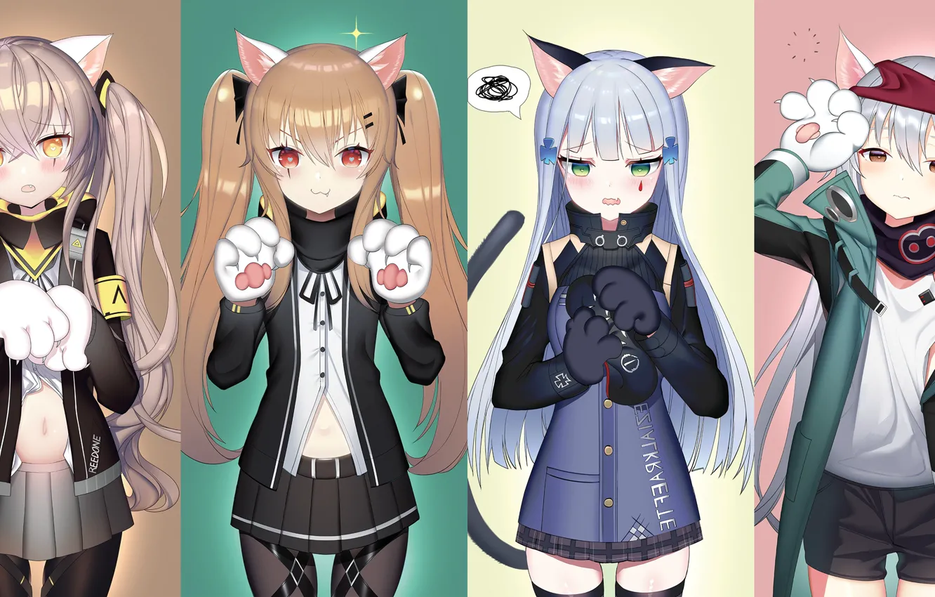 Photo wallpaper girl, picture, pussy, Girls Frontline