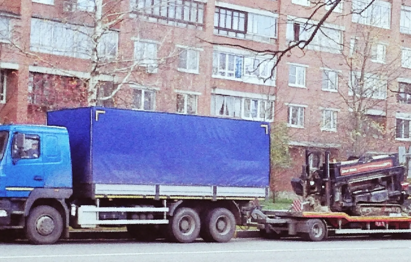 Photo wallpaper Truck, car, machinery