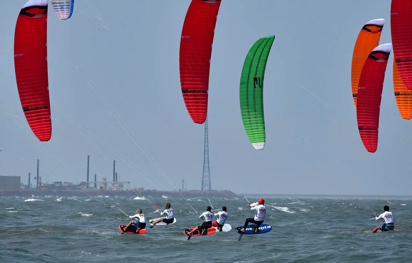 Photo wallpaper race, boat, speed