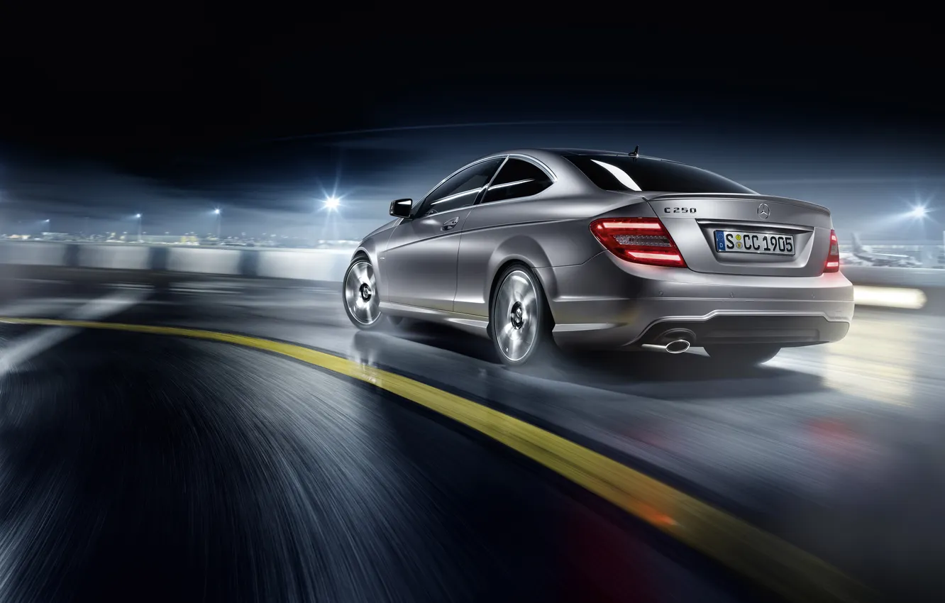 Photo wallpaper Mercedes, Mercedes, AMG, C class coupe