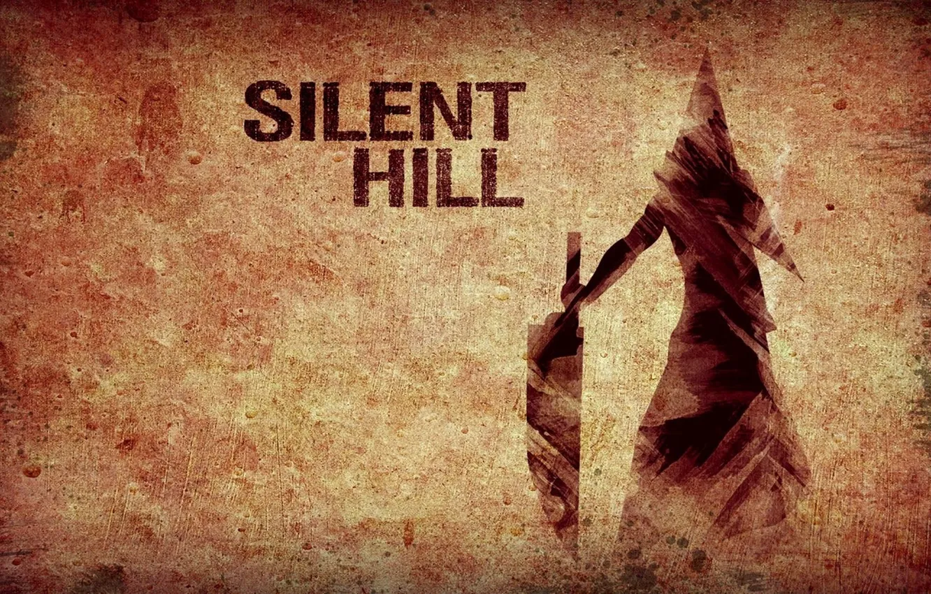 Photo wallpaper sword, game, man, ken, blade, Silent Hill, Pyramid Head, moster