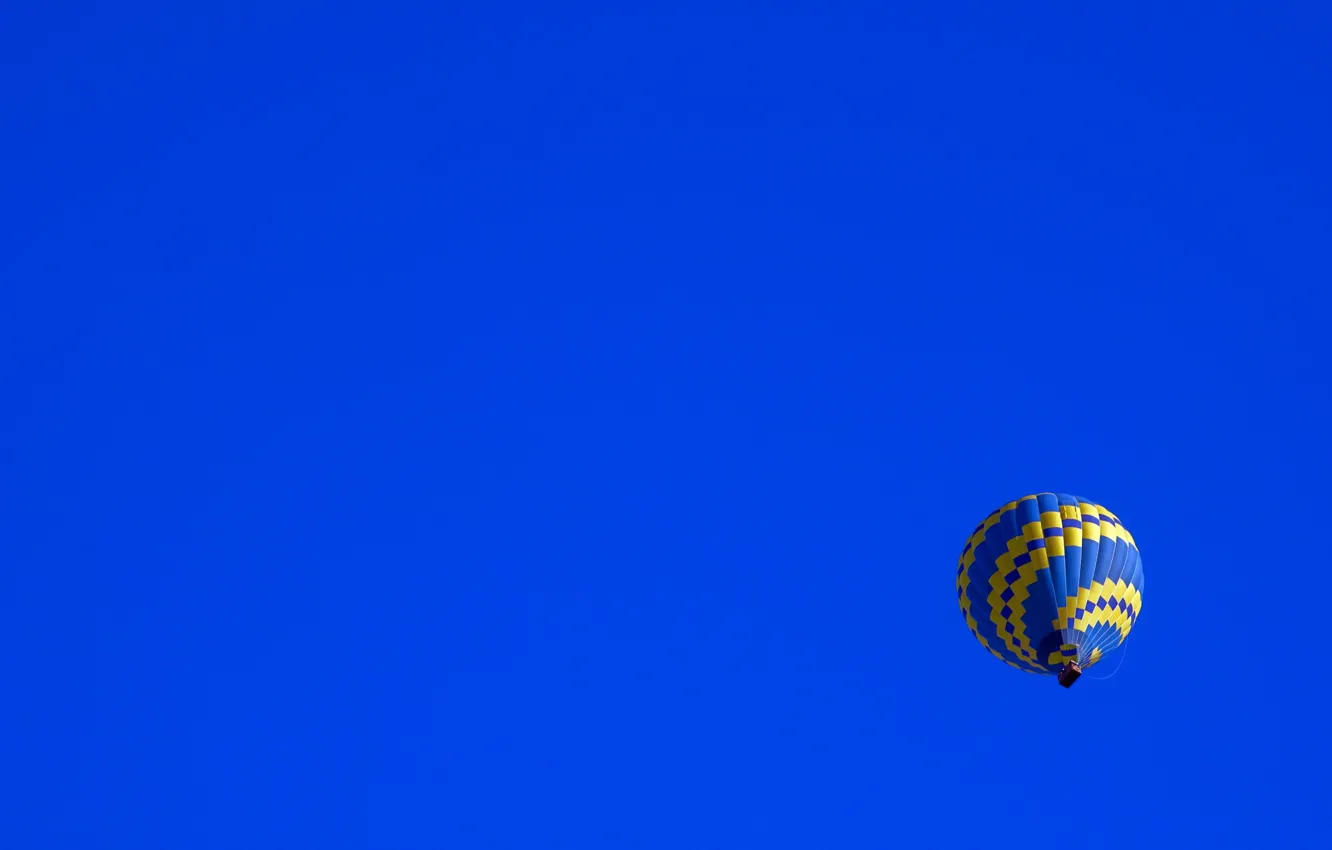 Photo wallpaper the sky, balloon, sport