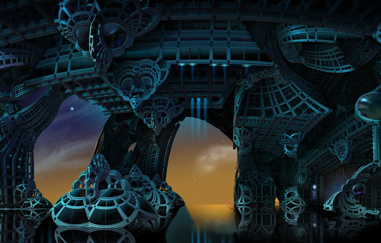 Photo wallpaper design, construction, Alumina Hall