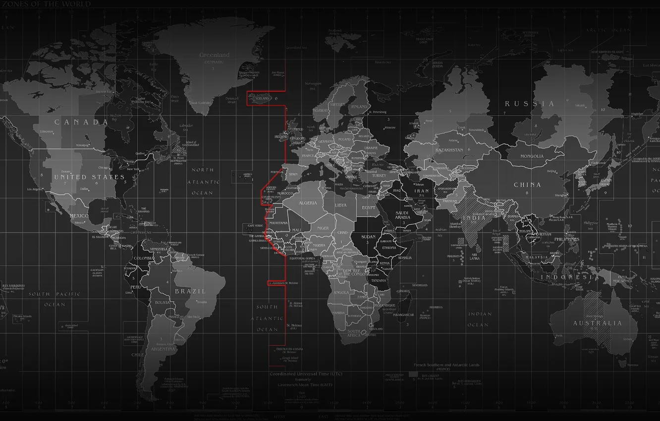 Photo wallpaper the world, map, world map, world map