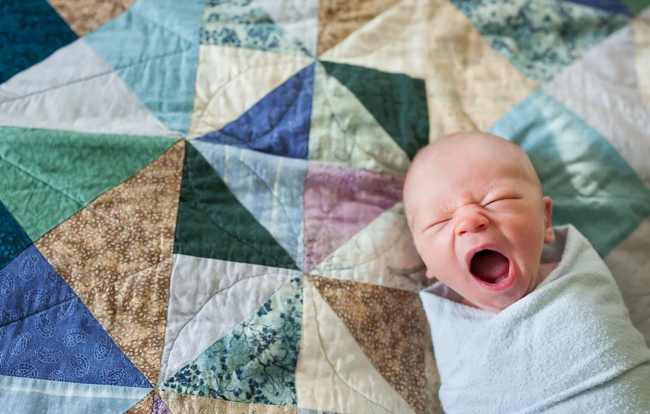 Photo wallpaper comfort, home, baby