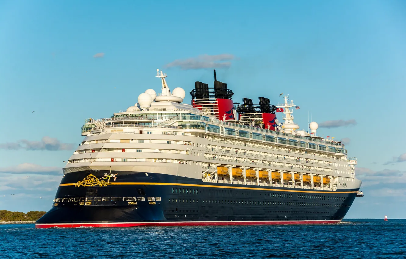 Photo wallpaper the sky, ship, liner, mahina