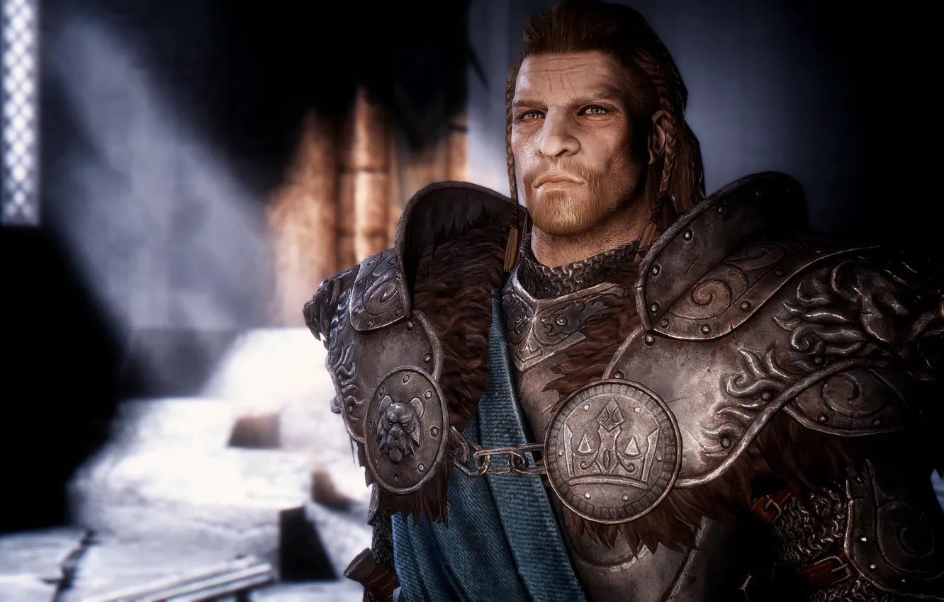 Photo wallpaper armor, Skyrim, The Elder Scrolls V: Skyrim, hero, Bethesda Softworks, warrior, Video Game, Nord