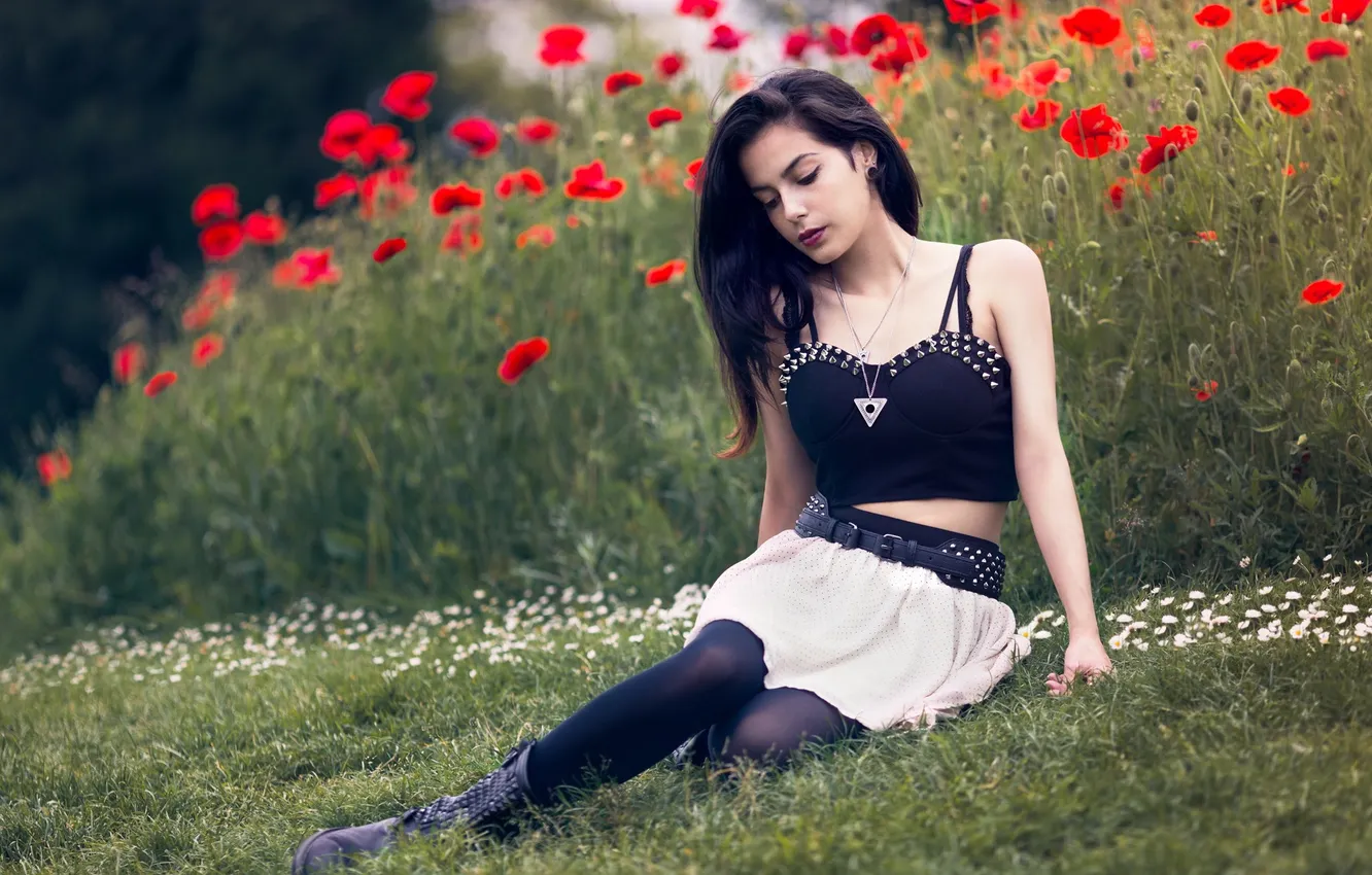 Photo wallpaper summer, girl, Maki