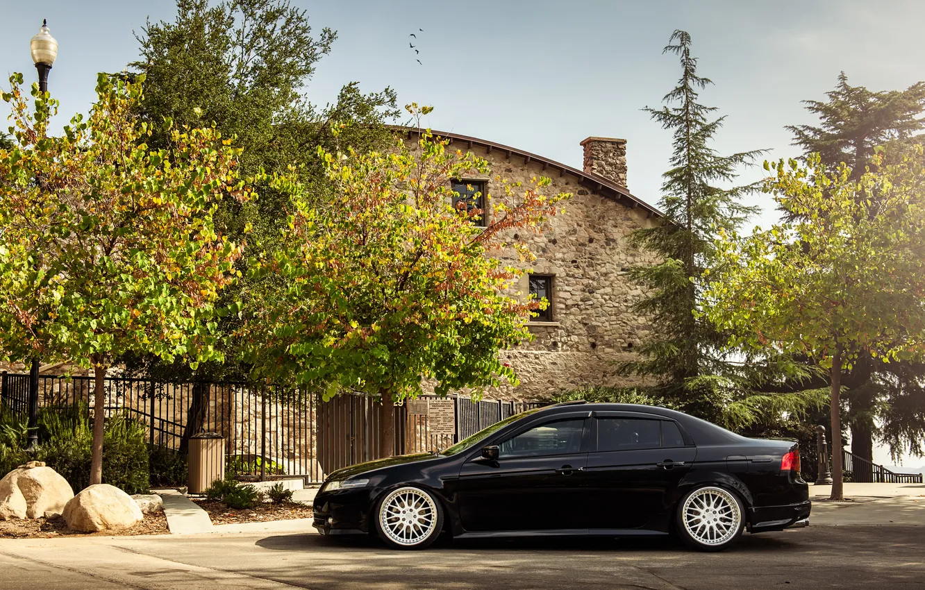 Photo wallpaper black, profile, Honda, Accord, Honda, chord, Acura, Acura