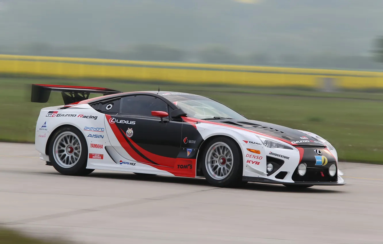 Photo wallpaper speed, lexus, sports, track, lfa