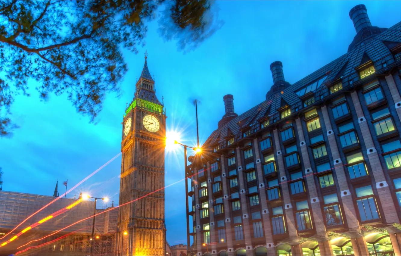 Photo wallpaper city, the city, London, different, London, Big Ben