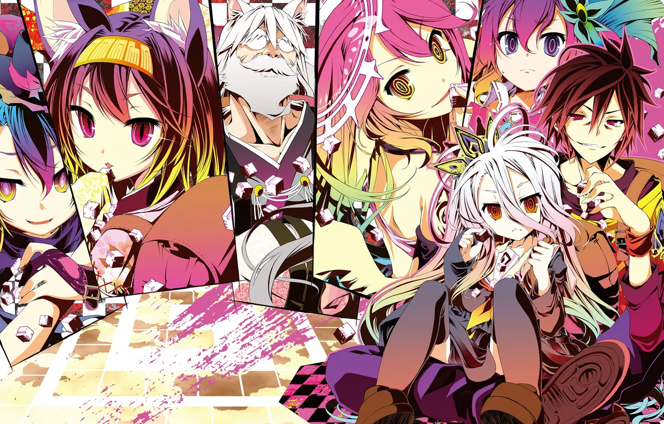 Photo wallpaper Anime, No Game No Life, No game no life