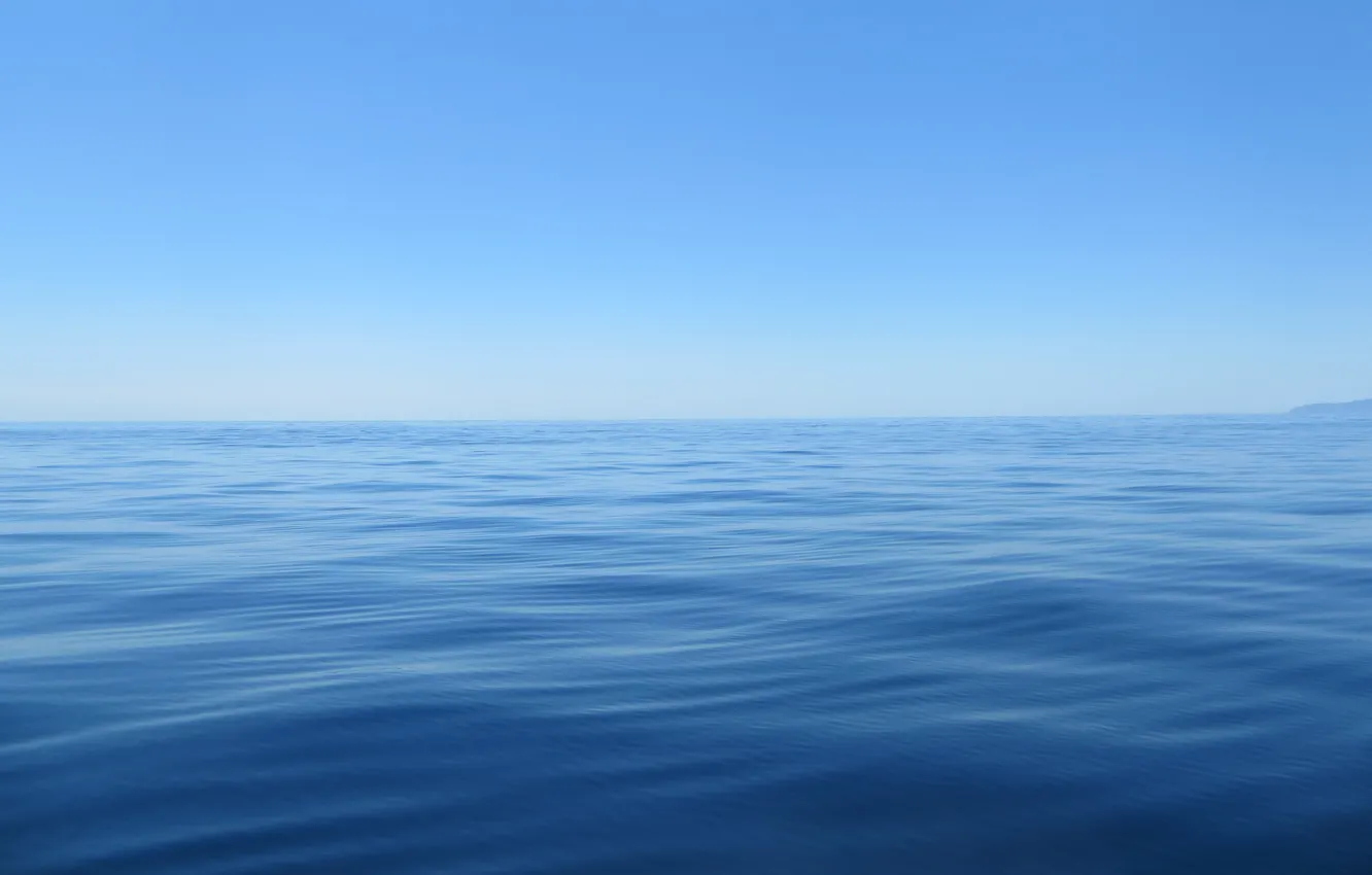Photo wallpaper sea, water, nature, surface, morning