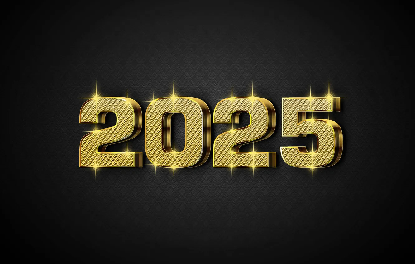 Photo wallpaper background, gold, figures, New year, golden, new year, black, background