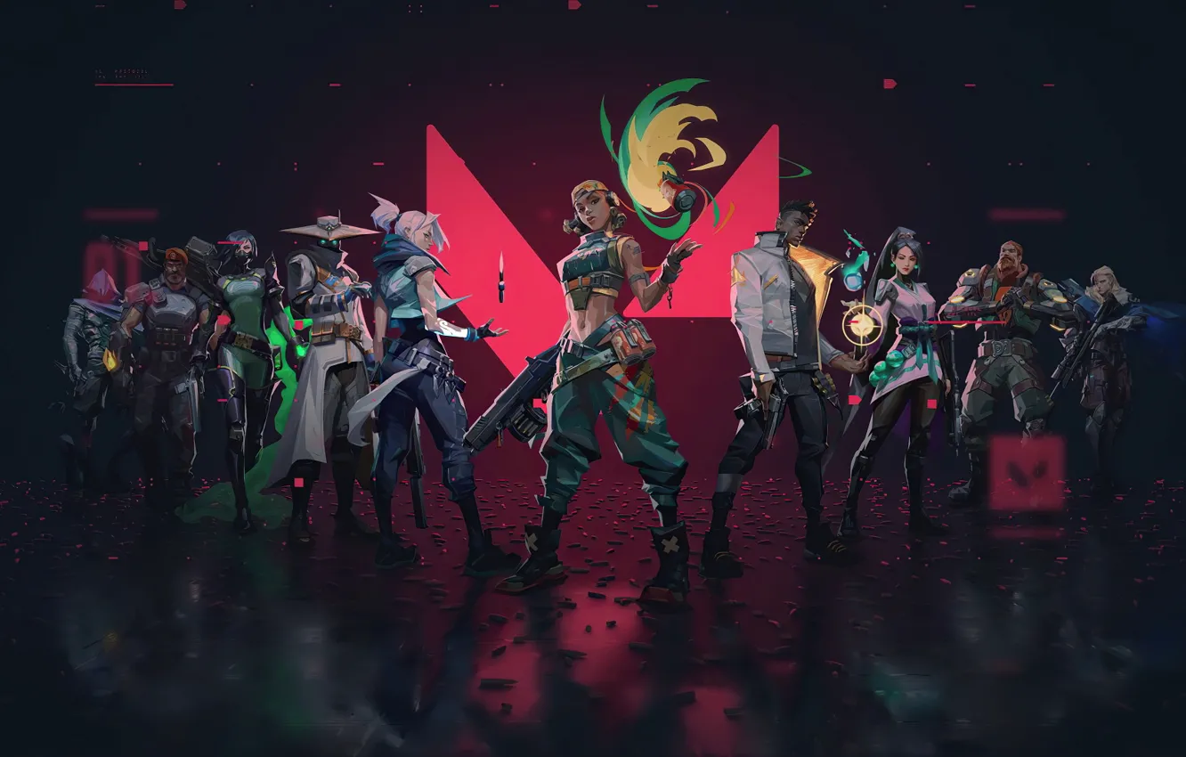 Photo wallpaper background, the game, characters, Valorant