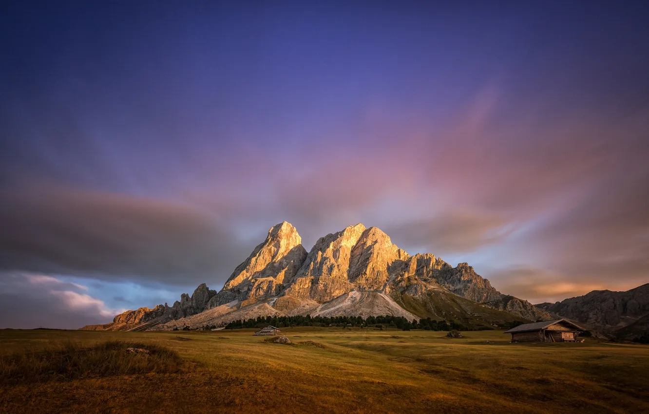 Photo wallpaper the sky, landscape, mountains, nature