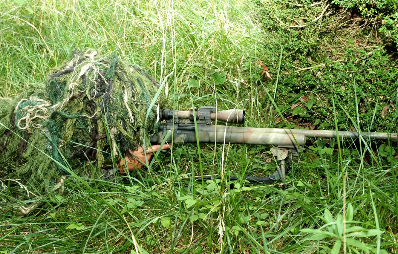 Photo wallpaper rifle, Remington 700, Police Sniper