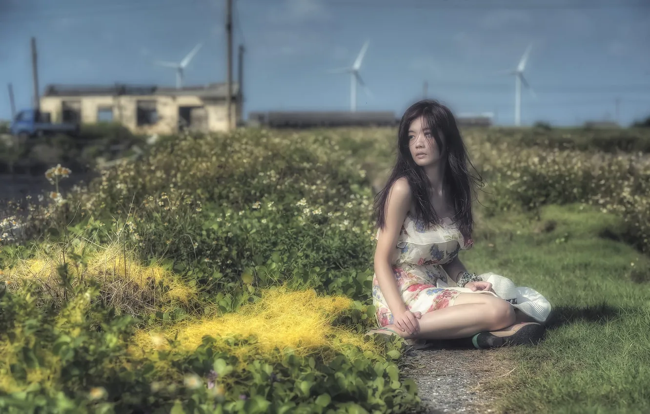 Photo wallpaper China, wallpaper, girl, sexy, woman, model, asian, cute