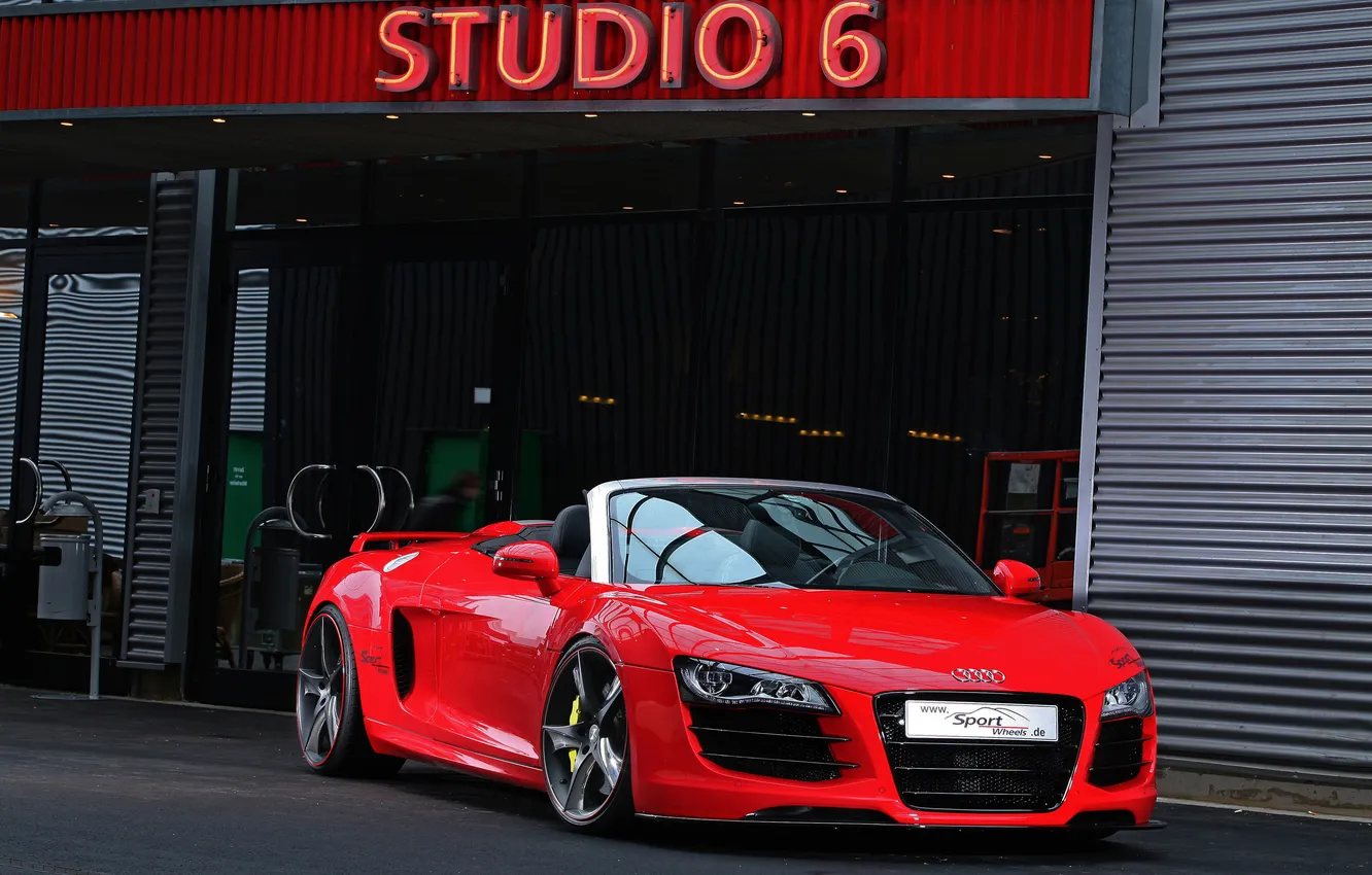 Photo wallpaper car, machine, Audi R8, tuning, 3000x2000, Sport Wheels