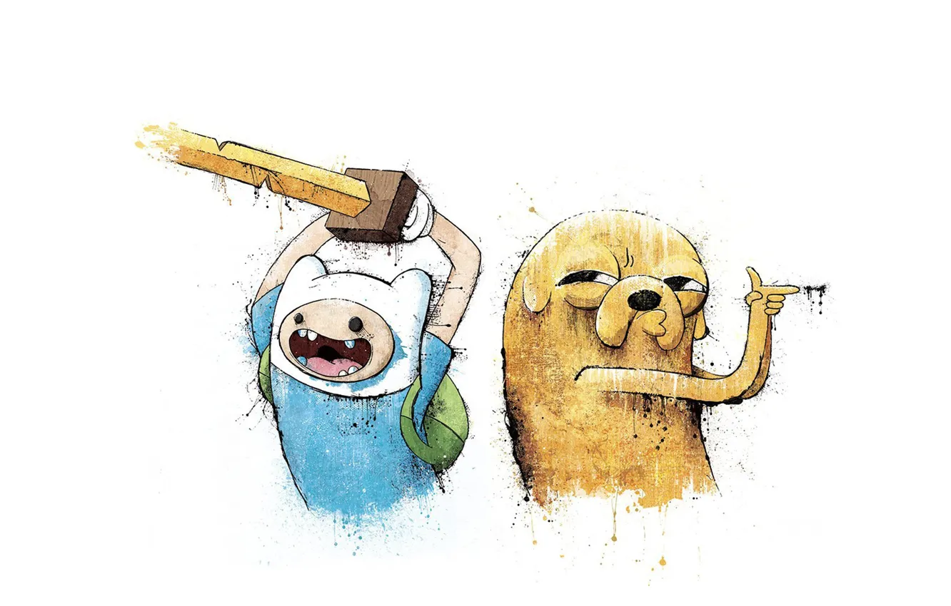Photo wallpaper Adventure Time, Adventure time, Finn and Jake