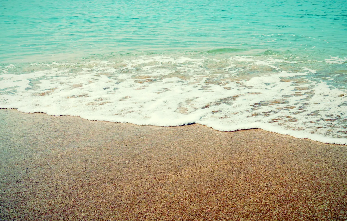 Photo wallpaper sand, sea, wave, beach, summer, summer, beach, sea