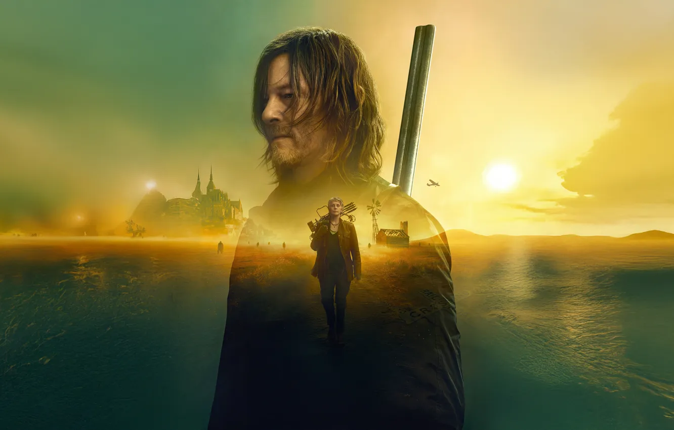 Photo wallpaper The Walking Dead, Daryl, Dixon, the book of carol sea