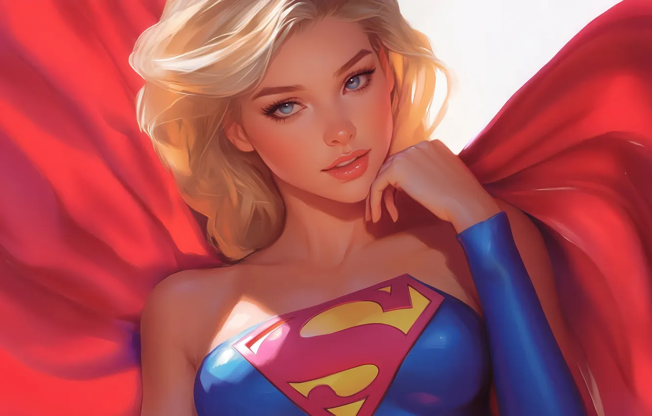 Photo wallpaper supergirl, grind