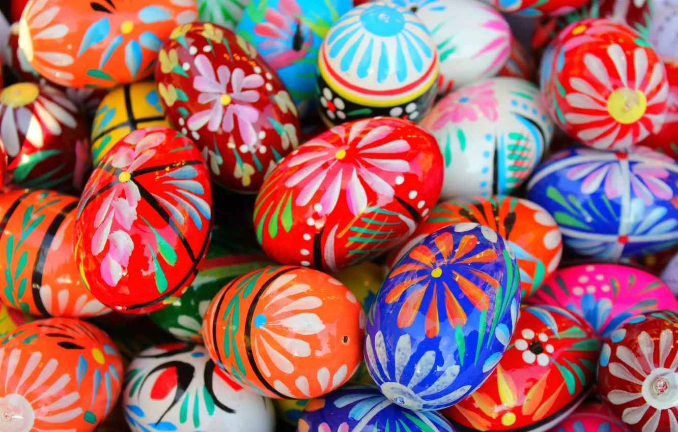 Photo wallpaper eggs, texture, Easter, Pysanka, The Resurrection Of Christ