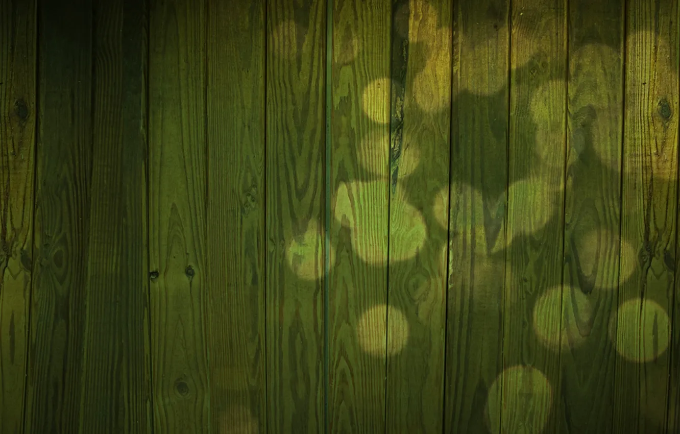 Photo wallpaper glare, wall, tree, green, Board, texture