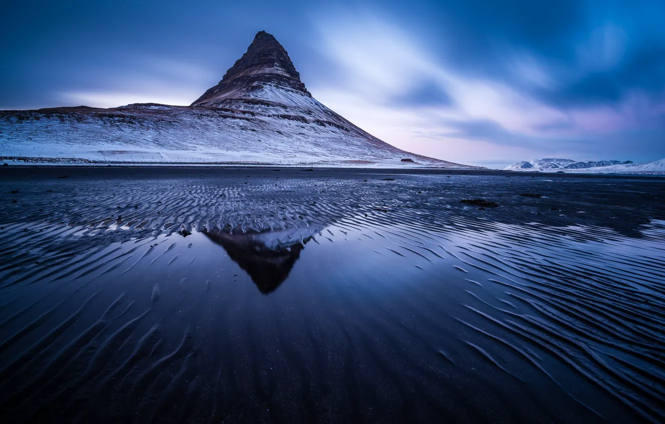 Photo wallpaper nature, Iceland, Kirkjufell