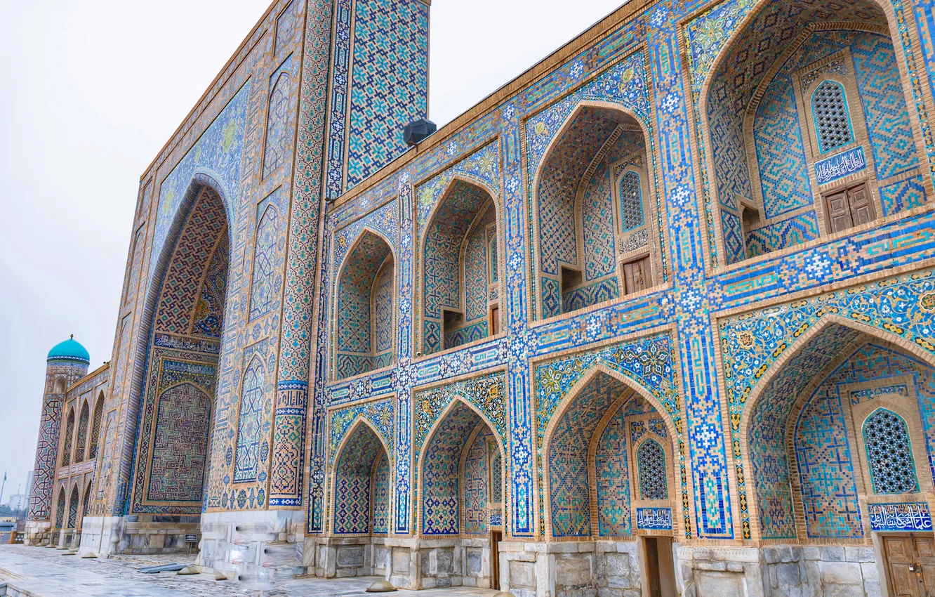 Photo wallpaper Uzbekistan, Samarkand, Registan